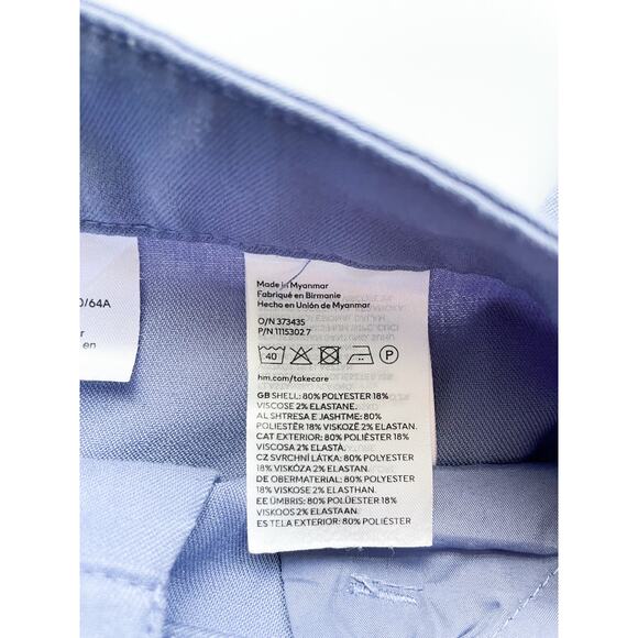 Women's Divided Loose Fit Blue Cargo Pants SIze 2 - Picture 5 of 9